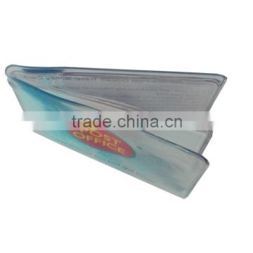 Clear Plastic credit card holder id card case business card holder with 8 pockets for post office
