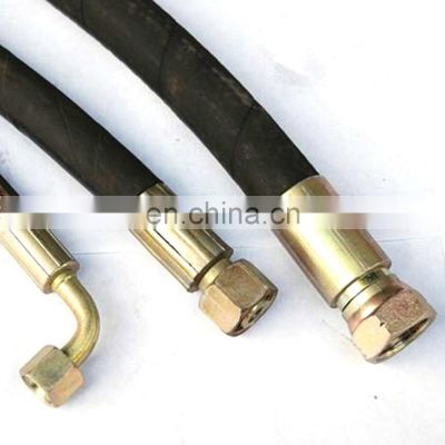 Steel wire and fiber braided reinforcement Hydraulic Hose Pipe For Oil/ Water/ Air