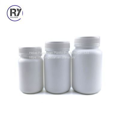 Pharmaceutical COA 4oz 5oz 150ml 120ml white HDPE Plastic tablet capsule empty bottle with lids