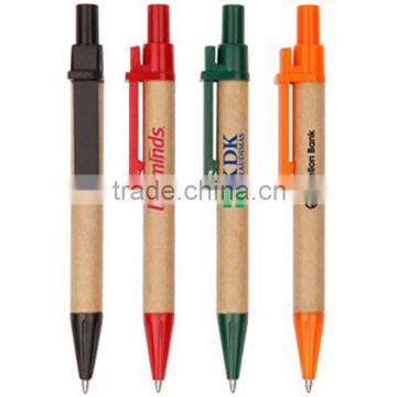 Paper pen with different color pen clip factory manufacture