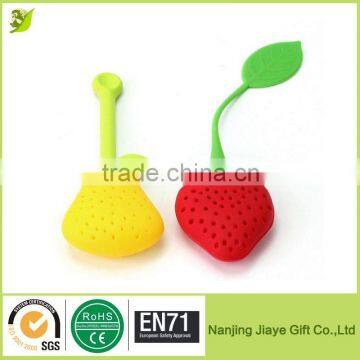 Eco-friendly Pear Shape Silicone Tea Infuser