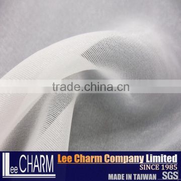 Shimmer White Organza Tulle Curtain Fabric