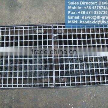 galvanised trench drain grating,galvanised steel drain cover,galv drain grating
