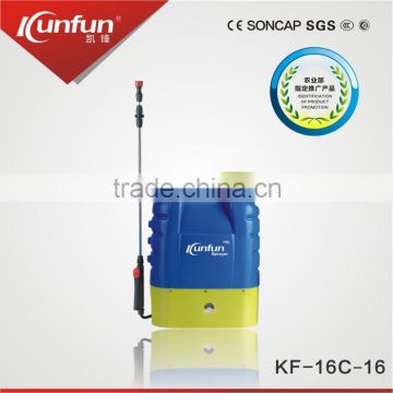 Hot sell 16L rechargeable battery sprayer for farmers