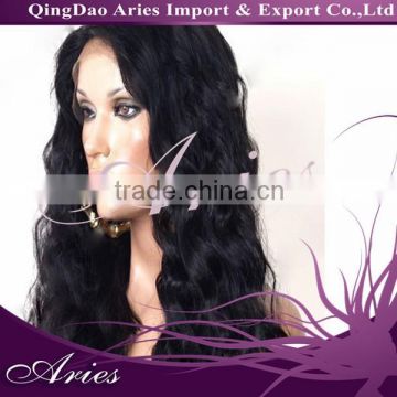 Human hair full lace wig,Virgin brazilian full lace wigs,Supply 5A grade human hair wig