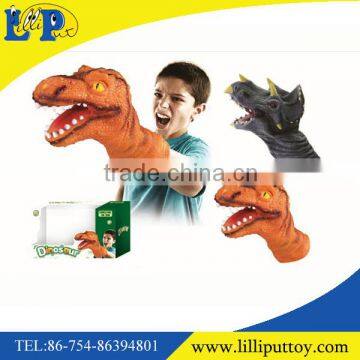 New design dinasour hand puppet toy for children