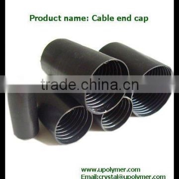 Black sprial adhesive Cable terminal cap