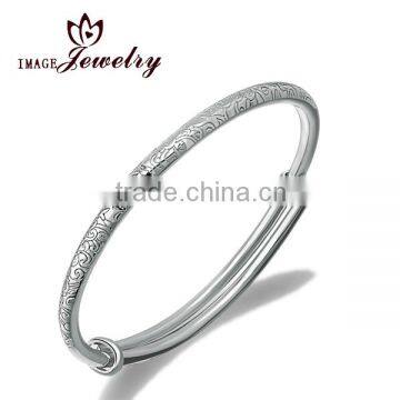 Wholesale new design fashion thin wire charm bracelet bangles
