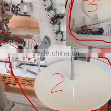 interlock sewing machine with tape binding for rolled edge for blanket, mattress ATR-500-02BB
