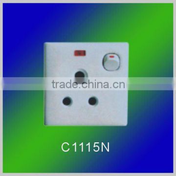 clipsal 15a swiotch socket with neon