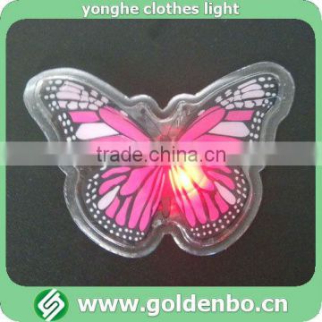 Butterfly pattern PVC lighting up clothes accessories