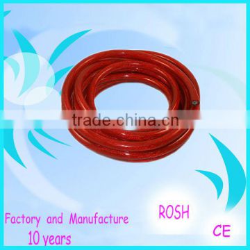 Transparent red PVC insulation copper car power cable