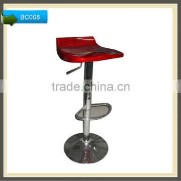 modern simple and elegant design the most poplar high quality plastic bar chair BC008
