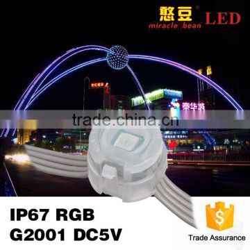 Top quality high light efficiency CE Rohs approval Waterproof rgb LED Point Lights amusement