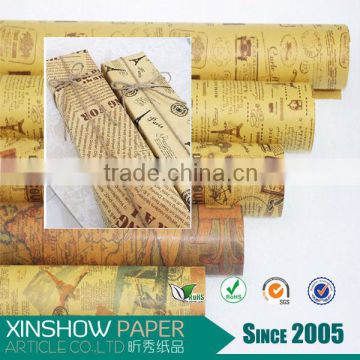 newspaper letters leather book bouquet of paper kraft generator
