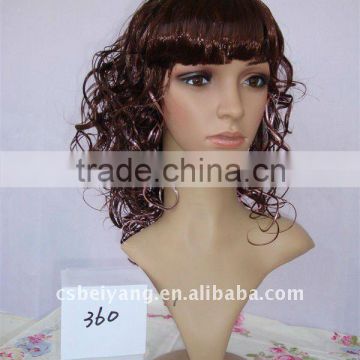 female mannequin's wig