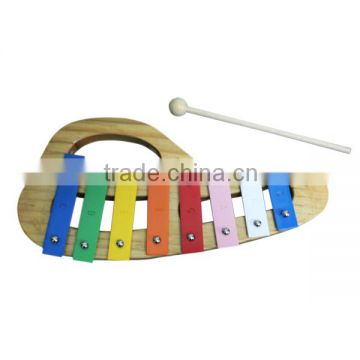 8 Keys mini Rainbow wooden xylophone toy for kids