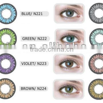 2014 Korea NEO Cosmo N223 violet soft color contact lens wholesale colored contacts Korea lenses 8colors