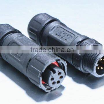 M12 5 pole waterproof assembly connector