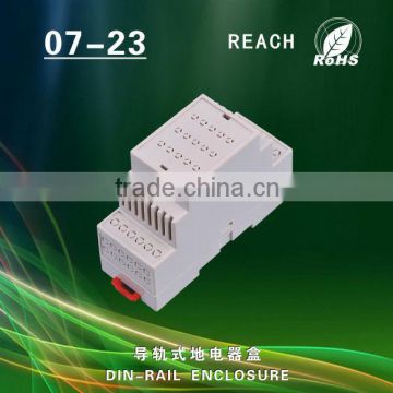 Guide rail electric appliance shell clamping rail type module box controller shell plastic case standard guide rail box