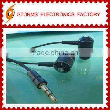 Factory design bright colour metallic .3.5mm in-ear stereo earphones