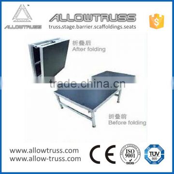 aluminum portable folding stage