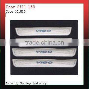 Toyota Hilux Vigo body kits #001532 door sill LED for Hilux Vigo 2004 up