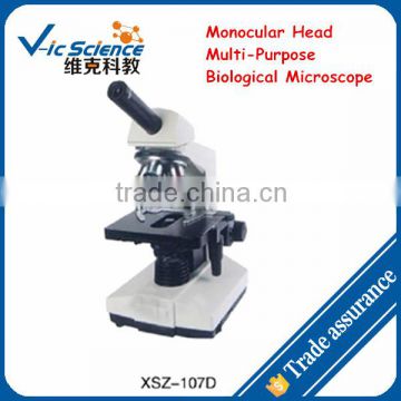 XSZ-107D Multi-purpose Biological Medical Laboratory Monocular Microscope