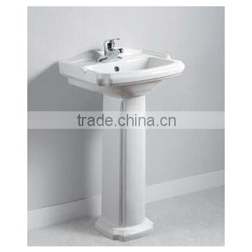 Ceramics USA Market Simple Pedestal Sink DW-M19355