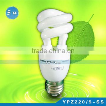 cheap half sprial energy saving bulb 5w