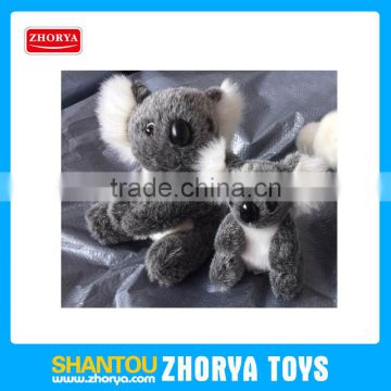 Zhorya Hot Sell gray Koala kids gift Animal Plush Toys