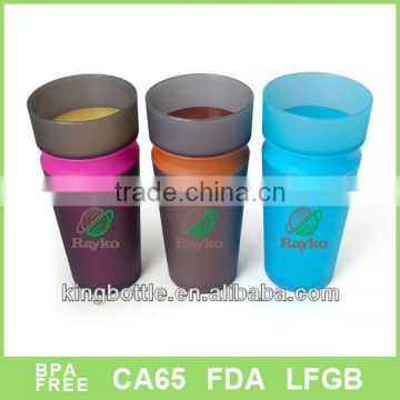 Double wall plastic mug,Plastic tumber with coffee