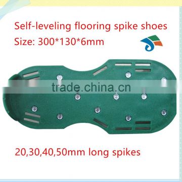 20,30,40,50mm long spike self-leveling flooring spike aerating shoes