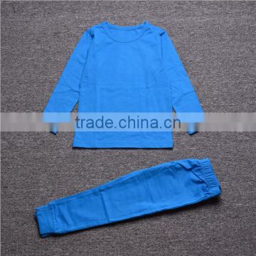 long sleeve wholesale cotton single jersey pajamas