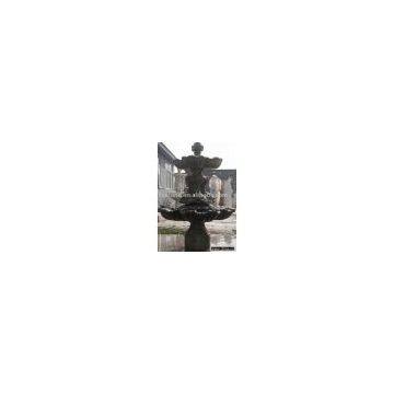 Carved Marble Garden Fountain, Carved Stone Garden Ornament