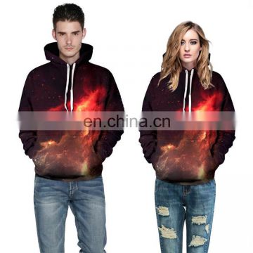 2017 New Fashion China custom cool Galaxy Print 3d Hoodie Jersey For Couples