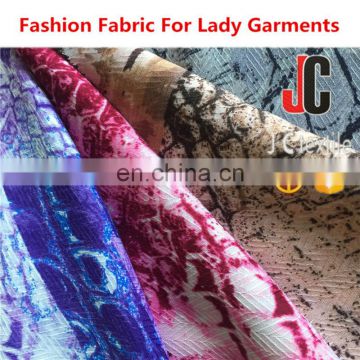 JC-B980 Hot sale China supplier jacquard 100% viscose rayon voil print fabric