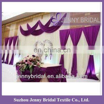 BCK041 2013 wedding chiffon and organza luxurious backdrop for sale