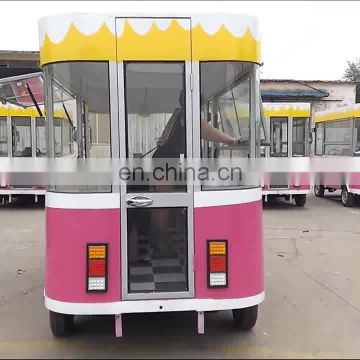 gasoline 51hp mobile chinese food truck for sales