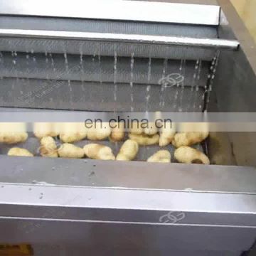 China Factory Hot Sale Semi-Automatic Frozen Fried Finger Crisps French Fries Making Production Line Potato Chips Machine