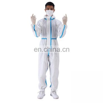 Sterili One Time Disposable Ppe Non Woven Protectively Suit Safety Clothing