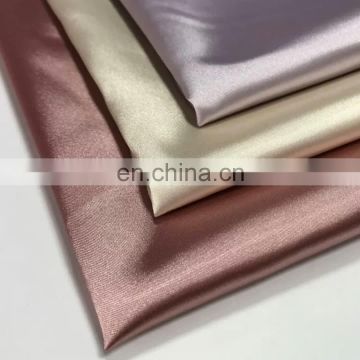 High Quality Spandex Satin Fabric 100% Polyester Thick Satin For Wedding/Home Textile