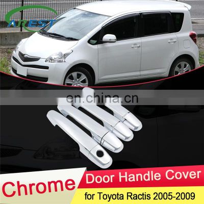 for Toyota Ractis XP100 2005 2006 2007 2008 2009 Luxuriou Chrome Door Handle Cover Trim Set Cap Car Catch Styling Accessories