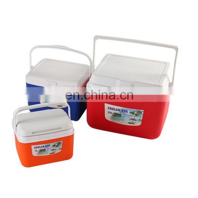 Factory Wholesale OEM Plastic Ice Box Freezer Portable Family Ice Cooler Box Set