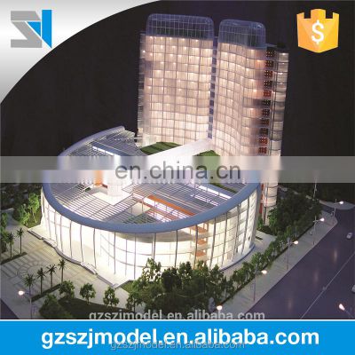 New product 3d architectural hospital model , architectural scale model with full light