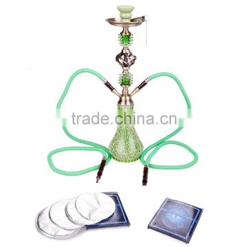 JYH04 green colored smoke hookah wholesale china