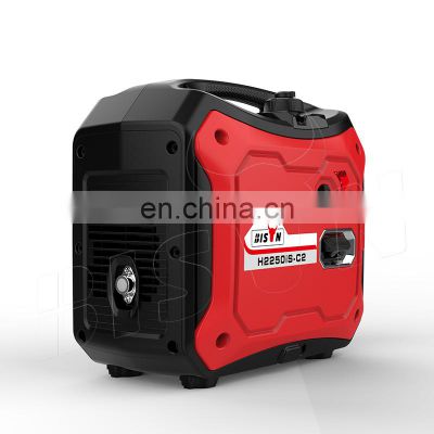 Bison China 50-58 Db 240v 2000w 2kw Portable Silent Camping Gasoline Engine Power Inverter Generators 2 Kw