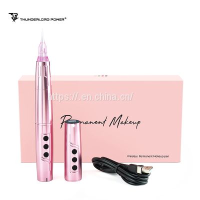 Wholesale Cosmetic tattoo machine Tattoo rotary pen kit TP006 wireless permanent makeup machine for Microneedling/MTS+Tattoo