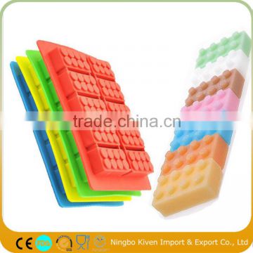 Silicone Lego Ice Cube Tray Candy Mold
