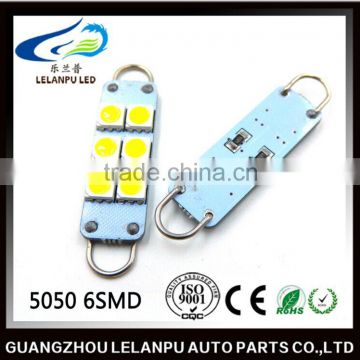auto led light festoon 6smd 5050 led 44mm car led rigid loop light